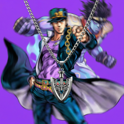 JJBA - Collar Flecha Requiem Plateada