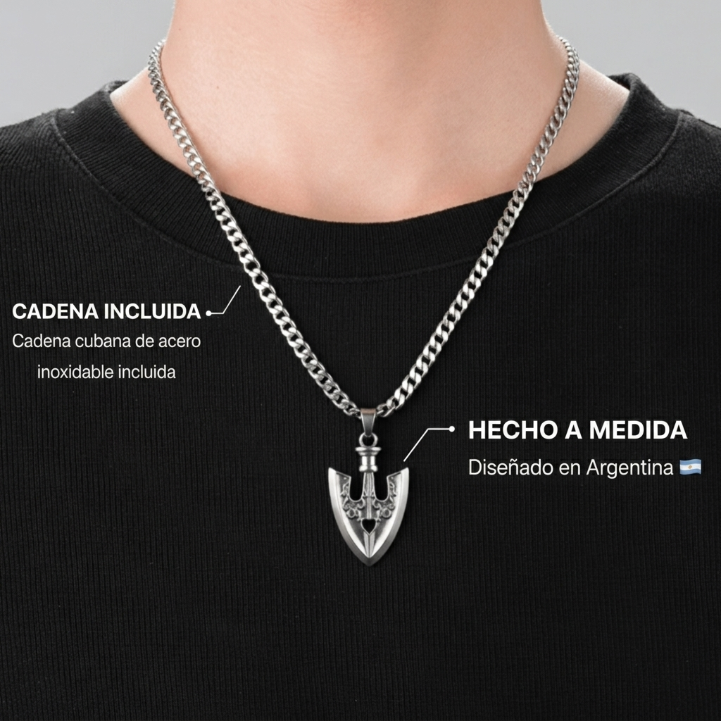 JJBA - Collar Flecha Requiem Plateada