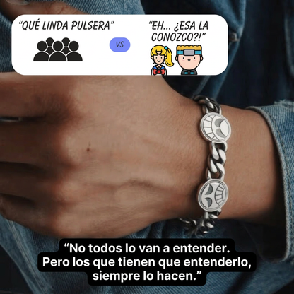 Pulsera Ace - Plateada - One Piece