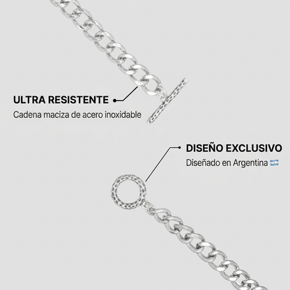 Pulsera Ace - Plateada - One Piece