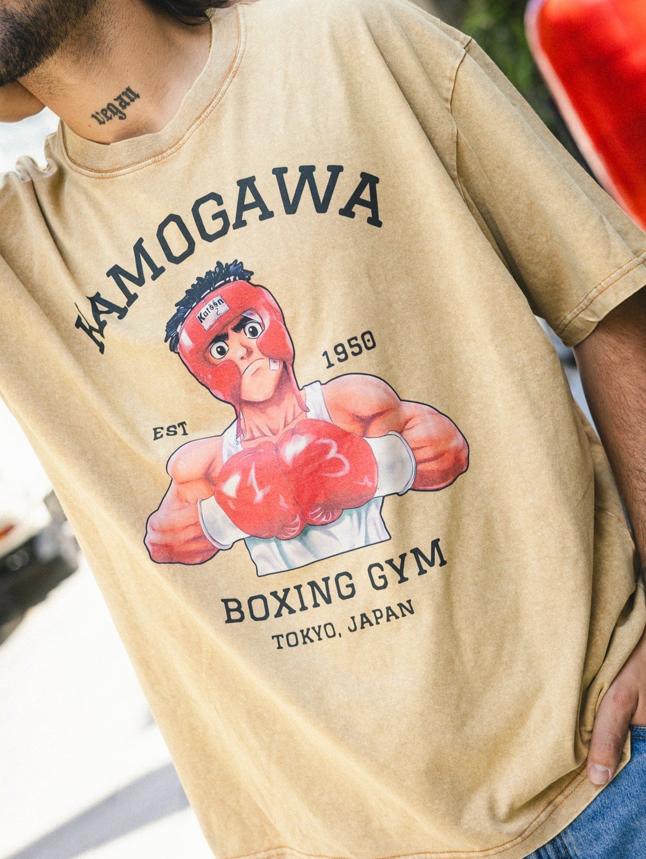 Remera Oversize  BOXER VINTAGE